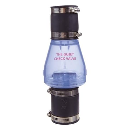 B & K B & K 0821-15HC Quiet Check Valve  Clear - 1.5 in. 4529996